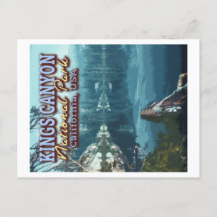 KINGS CANYON NATIONAL PARK - CALIFORNIA USA POSTCARD