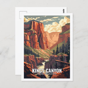 Kings Canyon National Park California USA Postcard