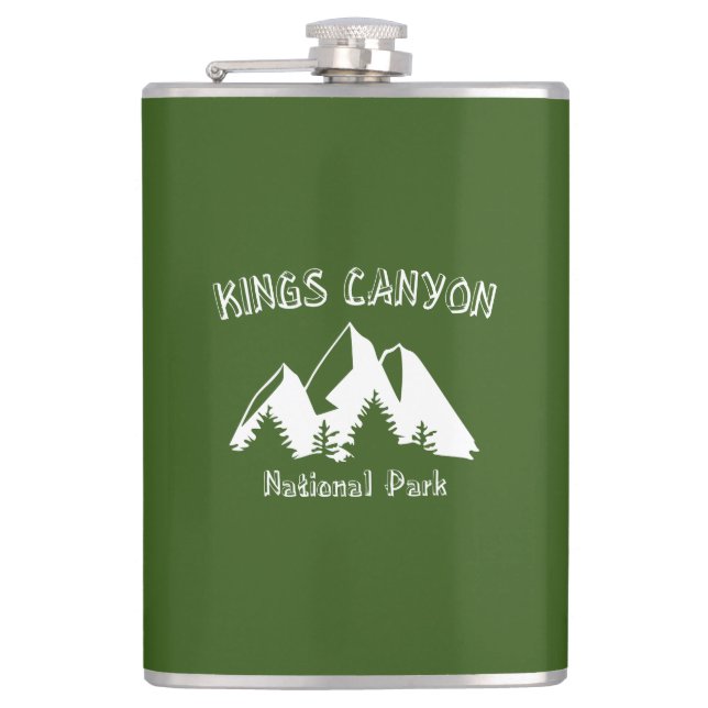 Kings Canyon National Park Hip Flask (Front)
