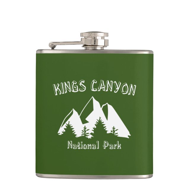 Kings Canyon National Park Hip Flask (Front)