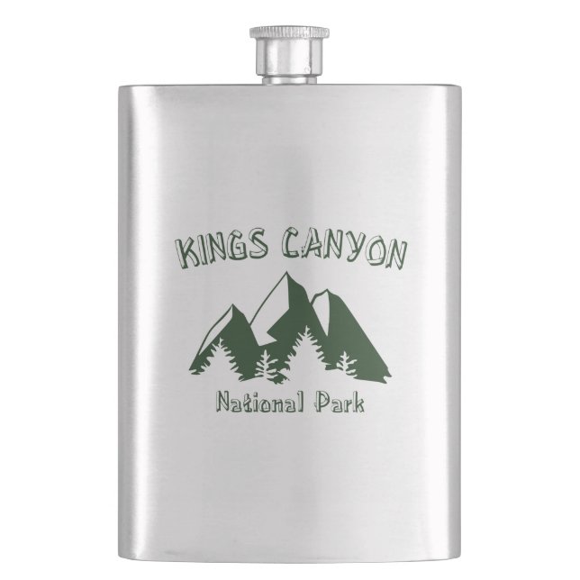 Kings Canyon National Park Hip Flask (Front)