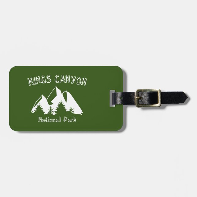 Kings Canyon National Park Luggage Tag (Front Horizontal)