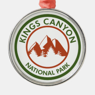 Kings Canyon National Park Metal Ornament