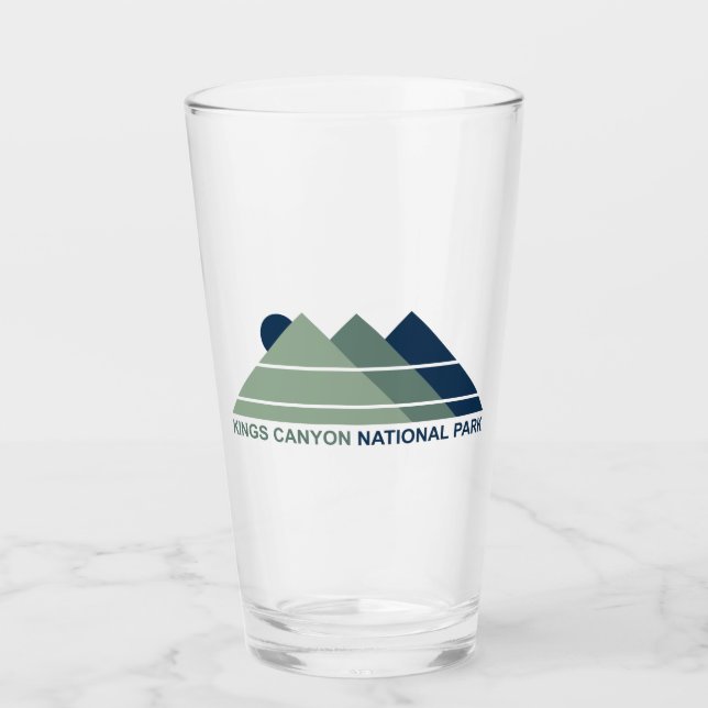 Kings Canyon National Park Mountain Sun Glass (Front)