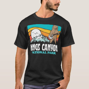 Kings Canyon National Park Mountains Banjo Bear Fu T-Shirt