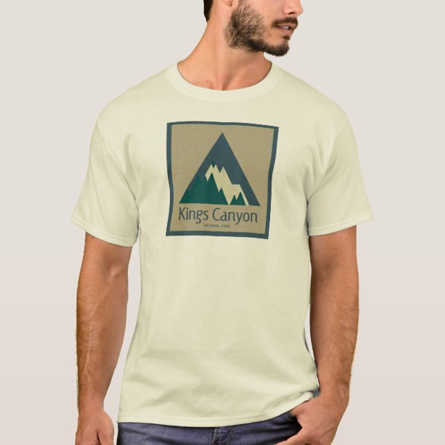 Kings Canyon National Park Rustic T-Shirt (Front)