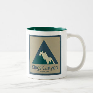 Kings Canyon National Park Rustic Two-Tone Coffee Mug