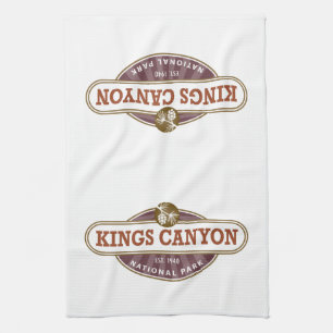 Kings Canyon National Park Tea Towel