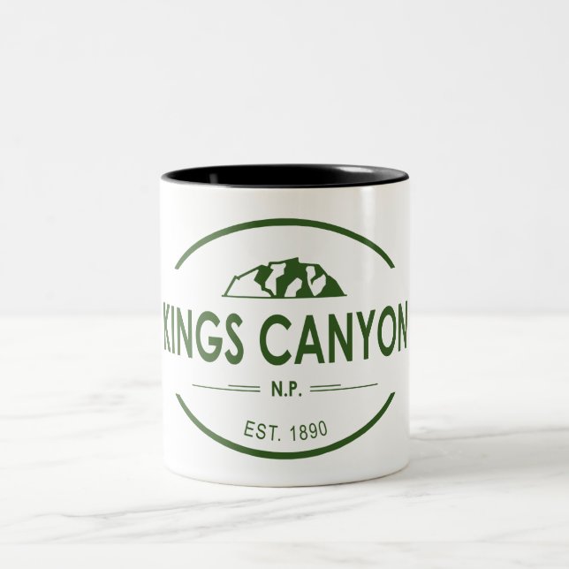 Kings Canyon National Park Two-Tone Coffee Mug (Center)