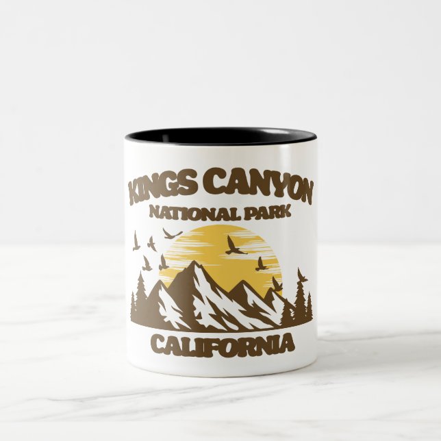 Kings Canyon National Park Two-Tone Coffee Mug (Center)
