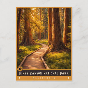Kings Canyon National Park   Vintage  Postcard