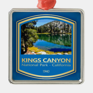 Kings Canyon NP (PF1) Metal Ornament