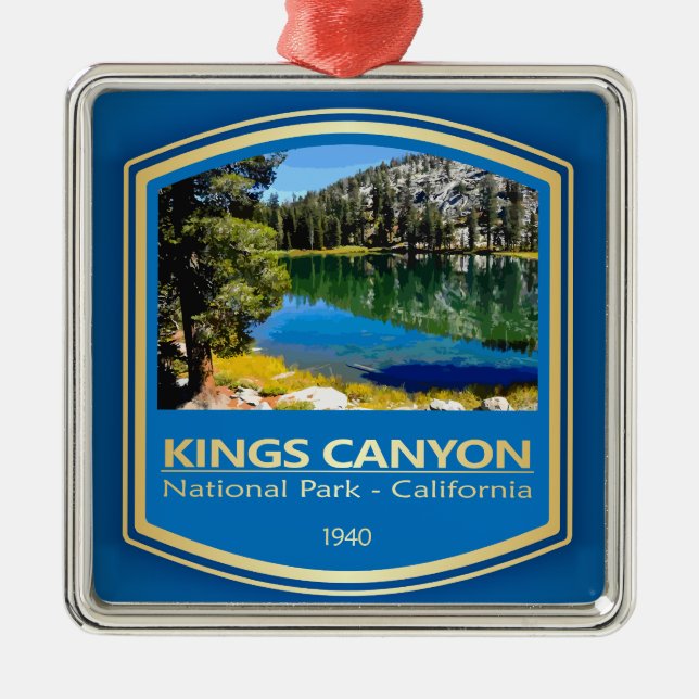 Kings Canyon NP (PF1) Metal Ornament (Front)