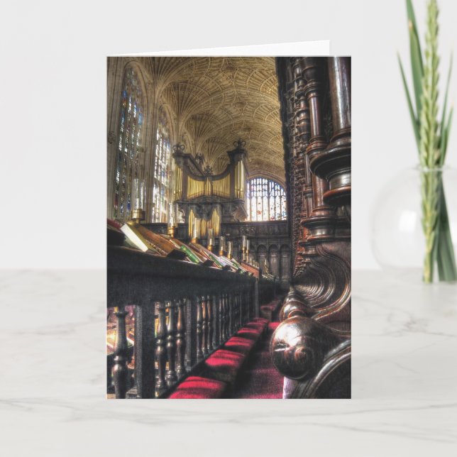 King's College Chapel ~ Cambridge, England Card (Front)