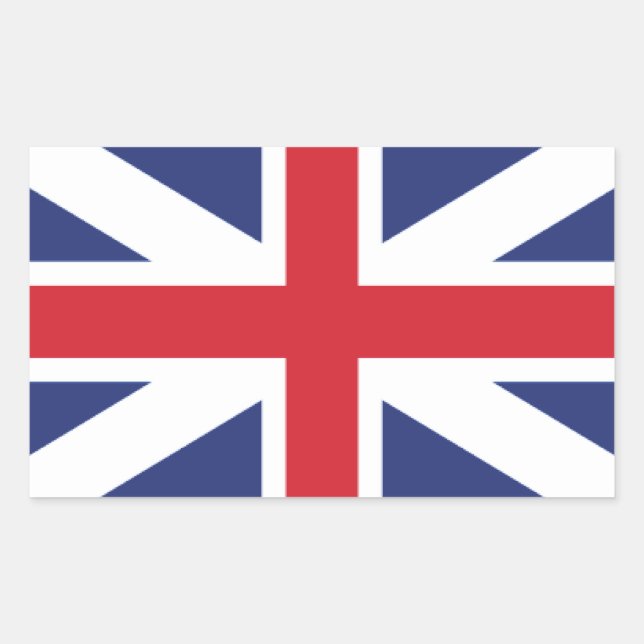 King's Colours Rectangular Sticker (Front)