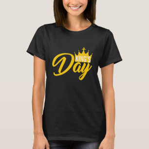 King's day Netherlands Orange Gold Women Men Kids T-Shirt