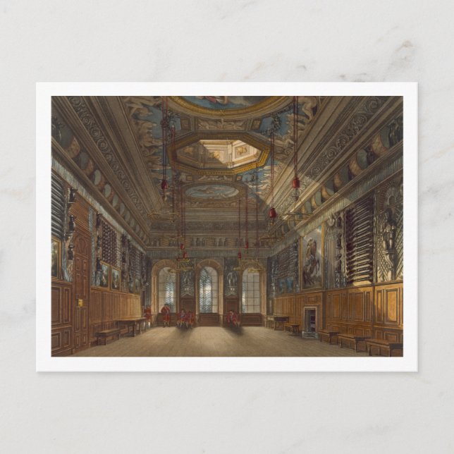 King's Guard Chamber, Windsor Castle, from 'Royal Postcard (Front)