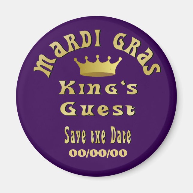 King's Guest Save-the-Date Magnet (Front)