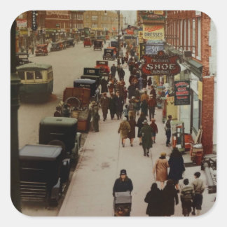 Kings Highway,Brooklyn in 1929 Square Sticker