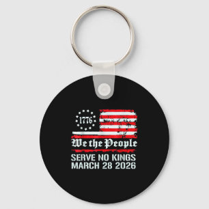 Kings in america march 28 2026 kings day funny Kin Key Ring