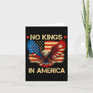 Kings In America USA Flag Democracy Eagle Card