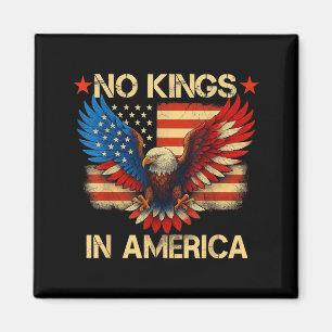 Kings In America USA Flag Democracy Eagle Magnet
