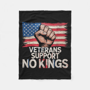Kings in America Veterans Support Kings American Fleece Blanket