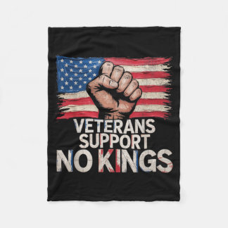 Kings in America Veterans Support Kings American Fleece Blanket