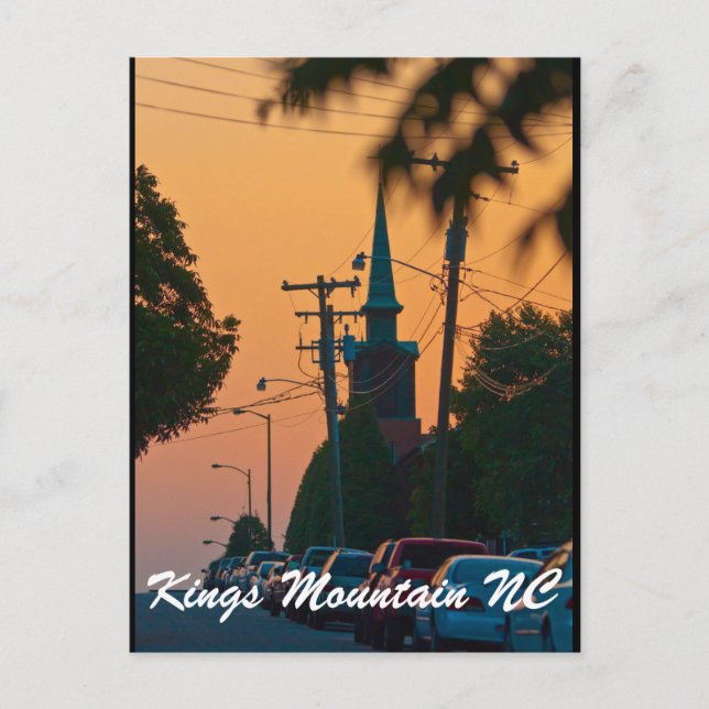 kings mountain nc postcard (Front)
