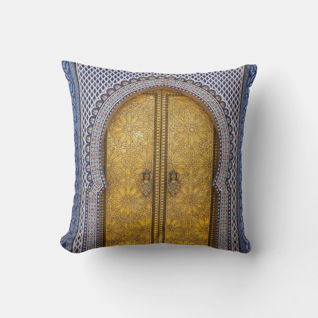 King'S Palace Ornate Doors Cushion (Front)