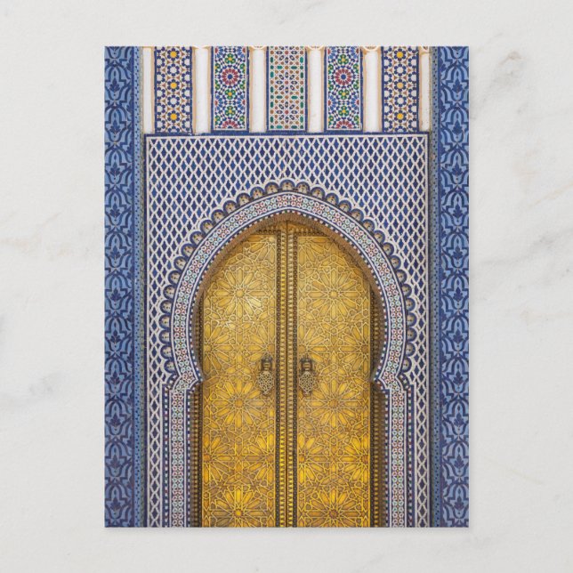King'S Palace Ornate Doors Postcard (Front)