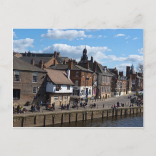 Kings Staith York river ouse Postcard