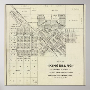 Kingsburg, California Poster