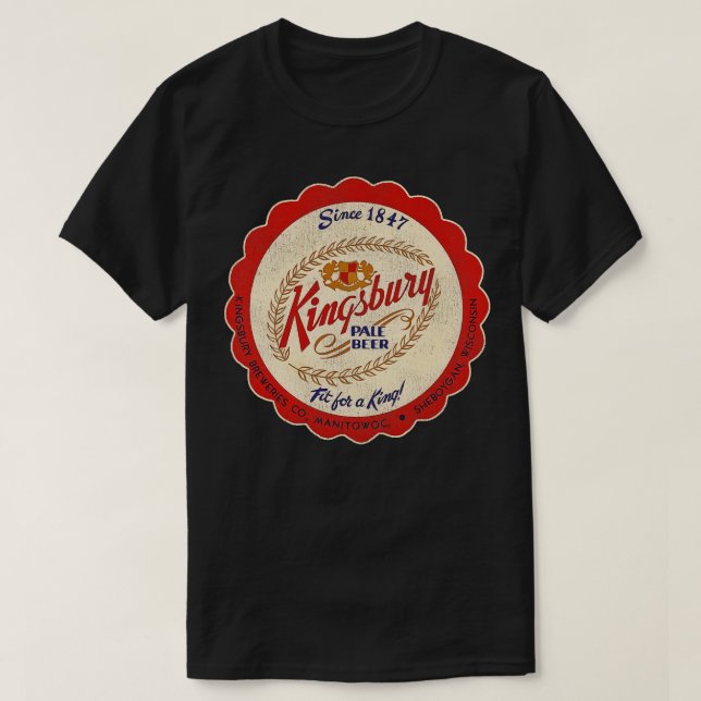 Kingsbury Beer T-Shirt (Design Front)