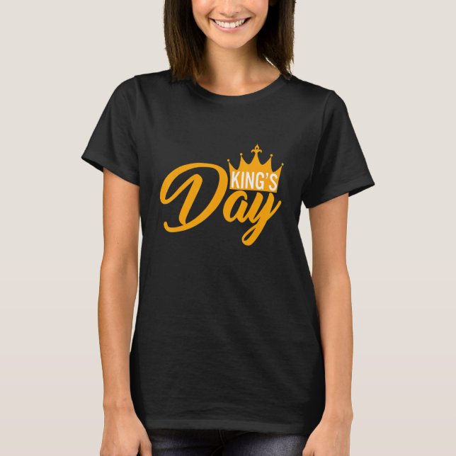 Kingsday Orange Amsterdam Koningsdag Kings Day Net T-Shirt (Front)