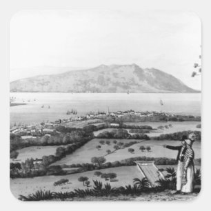 Kingston and Port Royal Square Sticker