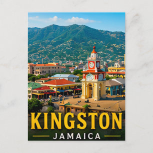 Kingston Blue Mountains and Jamaican Culture Postcard