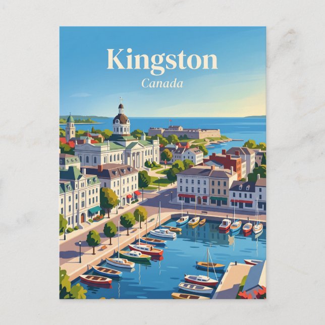 Kingston Canada Postcard (Front)