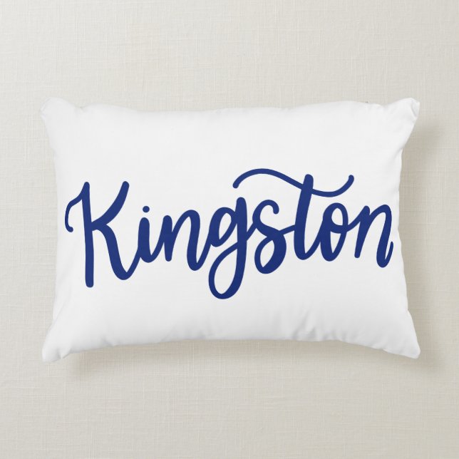 Kingston Dainty Scripts Pillow  (Front)