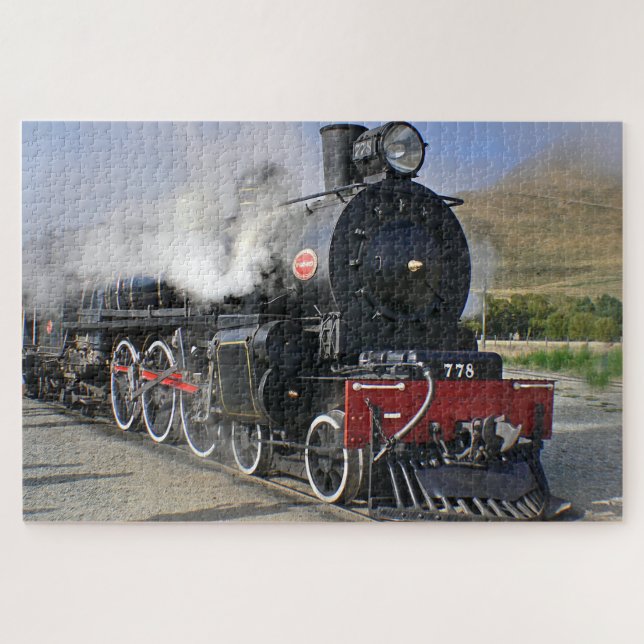 Kingston Flyer Train South Island New Zealand Jigsaw Puzzle (Horizontal)
