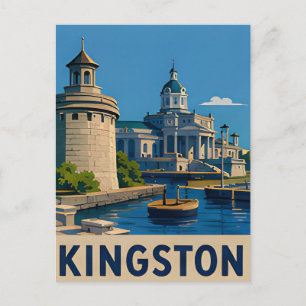 ⚓ KINGSTON — Historic Waterfront & Limestone Postcard