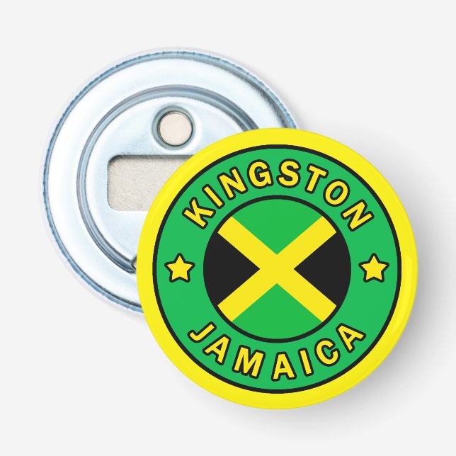 Kingston Jamaica Bottle Opener (Front)