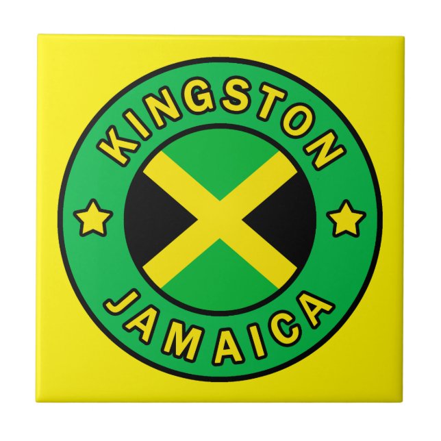 Kingston Jamaica Ceramic Tile (Front)