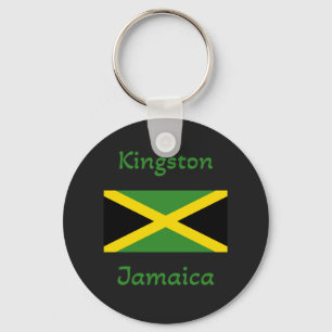 Kingston Jamaica – Jamaican Flag Keychain