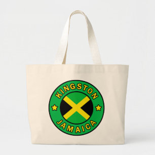 Kingston Jamaica Large Tote Bag