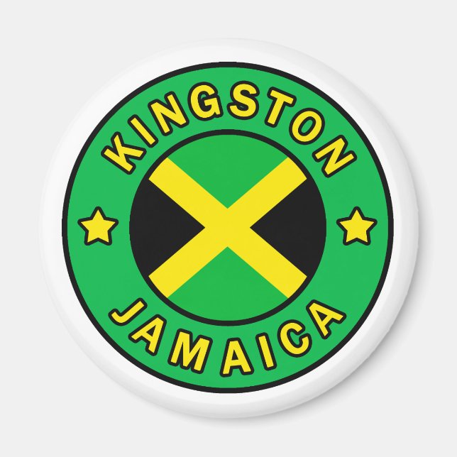 Kingston Jamaica Magnet (Front)