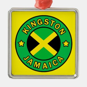 Kingston Jamaica Metal Ornament