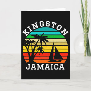 Kingston Jamaica Shirt Matching Family Vacation Card