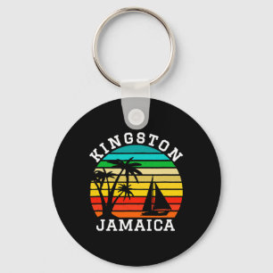 Kingston Jamaica Shirt Matching Family Vacation  Key Ring