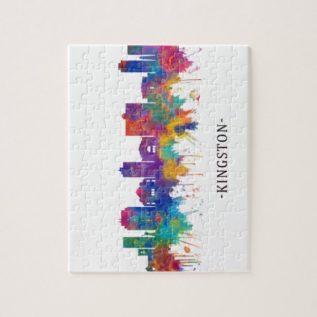 Kingston Jamaica Skyline Jigsaw Puzzle (Vertical)